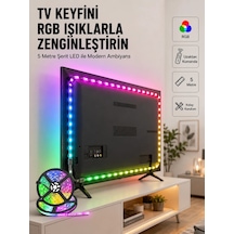 Enerji Tasarruflu Rgb Şerit Led 5 Metre 07358515