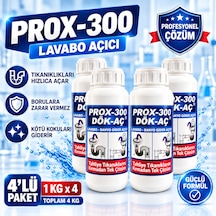 Prox -300 4'lü Dök-aç Lavabo-banyo-wc Gider Açıcı 1kg