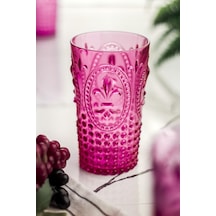 Akrilik Pembe Tekli Uzun Bardak & Su Meşrubat Bardağı 750 ml ( Büyük Boy &Cam Değildir )