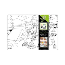 Akademi Çocuk Funny Mat Kamptayız 33.5X48Cm