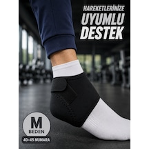 M Beden Cırtlı Topuk Çorabı 40-45 Numara Esnek Topuk Ve Ayak Desteği - Lisinya