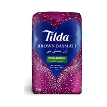 Tilda Basmati Pirinç Kahverengi 1 Kg - 5 Adet Tarı