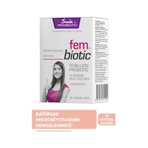 Fembiotic Kadınlara Özel Probiyotik+prebiyotik Mikroorganizma İçeren 30 Kapsül
