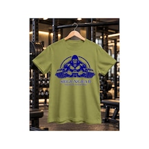 Segungear Gorilla Erkek Regular Fit Baskılı Spor Tişört Haki - 933735859 Haki