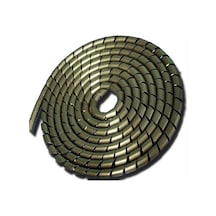 Kablo Sarma Toplama Spirali No 4- 14 Mm Spiral Siyah Rulo 50 M