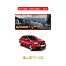Renault Symbol 2012+ Kısa Torpido Koruma Halısı Kırmızı Kenar