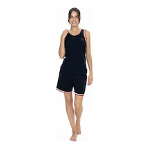U.S. Polo Assn. U.s. Polo Assn. U.s. Polo Assn. 20005 Kadın Lacıvert Kalın Askılı Yuvarlak Yaka Şort Takım-lacıvert-2xl Çok renkli