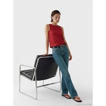 Lcw Jeans İndigo Yüksek Bel Flare Kadın Jean Pantolon
