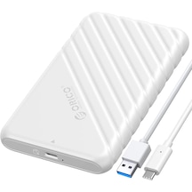 Orico Type-C 6Gbps USB3.1 Gen1 2.5 inch SATA SSD Hard Disk Kutusu Beyaz