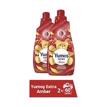 Yumoş Extra Çamaşır Yumuşatıcısı Amber 1440 Ml 2 Adet Yumoş Amber 1440