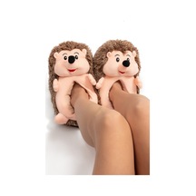 Lisi Kadın, Garson Boy Hayvanlı Panduf Kahverengi 36/41 Kahverengi