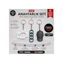 Arabacılara Özel Audi 3 Lü Anahtarlık Seti