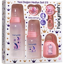 Hanymish Yenidoğan Pp Hediye Seti 5 Li Pembe