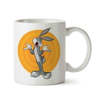 Bugs Bunny Looney Tunes 2 İki Tarafı Baskılı Kupa Bardak.jpg
