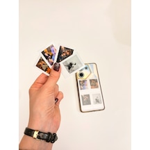 Mikro Polaraid Fotoğraf Baskısı Telefon Kılıfına Fotoğraf 4 Adet 5x7