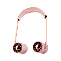 Taşınabilir Usb Şarjlı 3 Kademeli Ergonomik Boyun Fanı Vantilatör Soğutucu Zb135 Pembe