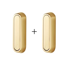 Microcase Çinko Kaplama Bas Açıl Pratik Askılık Anahtar Şapka Eşya Havlu Vb Askılık - Al5182 2 Adet Gold