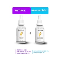 Retinol + Nemlendirici Serum 2 Li Set  Alın Çizgisi Göz Çevresi
