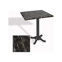 Çipa Döküm Ayak Kare Masa 60x60 Cm - Werzalit, Wermodin Ve Allzalit Tabla - Teramo Çok Renkli
