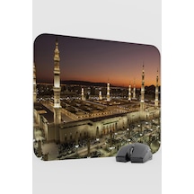 Mescid-i Nebi Medine V2 48x40 Xl Gaming Kauçuk Kaymaz Taban Mouse Pad Fare Altlığı