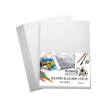 Resim Kağıdı 25x35 50 Li 100 Gr 1 Paket 25 35 Resim Kartonu