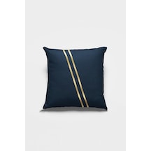 Lacivert Dekoratif Kırlent Yastık Kılıfı Gizli Fermuar Çift Taraflı Premium Kumaş 43x43cm Krl1004 Diğer