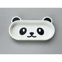 Bezos 3d Baskı Panda Gözlük Tepsisi Sevimli Masaüstü Gözlük Tutucu Ve Kalemlik Tepsisi Beyaz Siyah Hb006