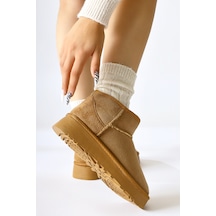 Lilly-anne Vizon Süet İçi Kürklü Kısa Bot 001