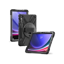 Newface Samsung Galaxy Uyumlu X510 Tab S9 Fe 11 Kılıf Amazing Tablet Kapak - Siyah