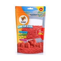 Lino Kinetik Kum 500 Gr Kırmızı Doypack