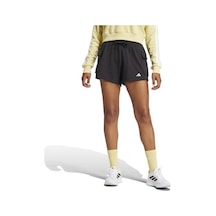 Adidas Essentials Small Logo French Terry Kadın Siyah Kargo Şort Siyah