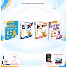 Çanta Yayınları 2026-2027 5. Sınıf Tüm Dersler 4 Kitap Mat Soru/mat-türkçe-sos Defter Set