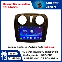 Dacia Sandero 2013-2020 Yıl Multimedya 6-128 Gb Navigasyon