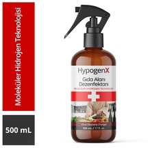Hypogenx Gıda Alanı Dezenfektanı Hipokloröz Asit Bazlı 500 ML