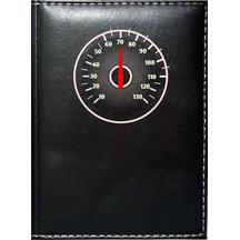 Promosyon Denizi Kilometre 1 Görselli Siyah Ruhsat Kabı