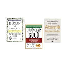 Atomık Alıskanlıklar + Dusun Ve Zengın Ol + Dusuncenın Gucu 3 Set