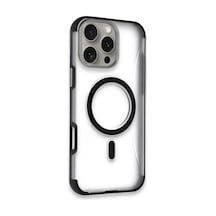 Aklow Akyoleticaret İphone 16 Pro Hilton Magsafe Kapak - Siyah