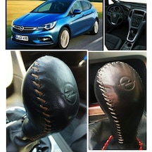 Opel Astra J Kasa Vites Topuzu Kılıfı El Yapımı Hakıkı Deri (545445575)
