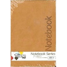 Özkan Modelist Defter Cilt Bezli 17x24 Yaprak Çizgisiz Kahverengi
