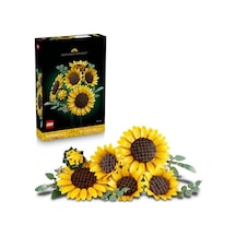 Ayçiçeği Buketi 11502 - Yetişkinler İçin Çeşitli Gelişim Aşamalarında 6 Ayçiçeği İçeren Dekoratif Çiçek Buketi Model Yapım Seti, Kadınlar Ve Erkekler İçin Hediye Fikri 686 Parça 20beyazcipso