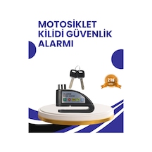 Taşınabilir Alarm Disk Kilidi Motosiklet Scooter Bisiklet Güvenlik Najmaddin