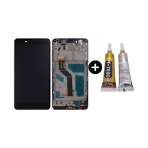 Te Huawei Honor 5x Uyumlu Çıtalı Hk Lcd Ekran Dokunmatik Siyah + B7000