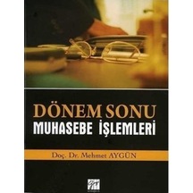 Gazi Kitabevi - Dönem Sonu Muhasebe İşlemleri - Mehmet Aygün