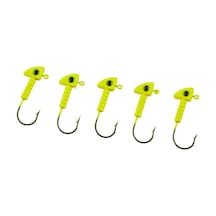 Jighead - Zoka - Kurşunlu Olta İğnesi - Xh-a 06 - Açık Yeşil - 7 Gr - 5 Adet