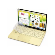 Macbook Neo 13inç A18 Pro A3404 İle Uyumlu Klavye Koruyucu Şeffaf Silikon Ped Renksiz