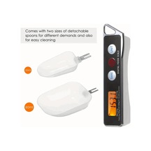 Oldfriend Black Anjıeyu Dijital Kaşık Terazi 500g 0 1g Mutfak Ölçüm Kaşığı Hafif Pil Hariç Siyah