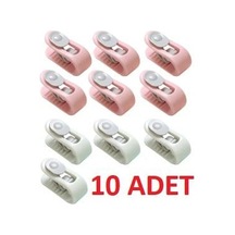 Mandallı Yorgan Sabitleme Klipsi 10 Adet Taba