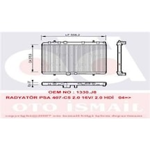 VALEO 734463 Su Radyatörü 407 04- 2.0 HDI 2.0 16V At / Xsara 00- 2.0 HDI At C5 04- 2.0 HDI 2.0 16V At