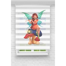 Perdeoutlet38 Baskılı Renkli Peri Kız Dijital Baskılı Zebra Perde-cocuk Odası-stor Perde Model:tyc87b0ffed0fe82ad8826a00 Çok Renkli