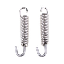 Suntek 2 Adet 65mm Motosiklet Paslanmaz Çelik Egzoz Borusu